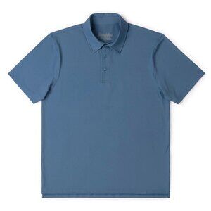 2 FOR $70:  Breakfast Balls Sleeve Polo | Horizon Blue Size M | RSVLTS